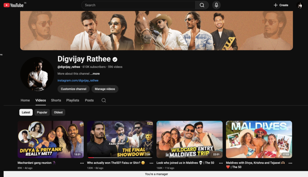 Digvijay Rathee YT Channel